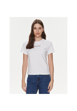Tommy Jeans Тишърт Essential DW0DW17359 Бял Regular Fit - Pepit.bg