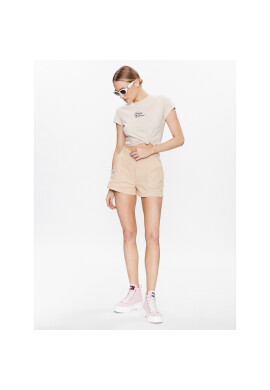 Tommy Jeans Тишърт Essential Logo DW0DW15441 Бежов Regular Fit - Pepit.bg