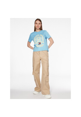 Tommy Jeans Тишърт Homegrown DW0DW15471 Син Regular Fit - Pepit.bg