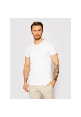 Tommy Jeans Тишърт Jaspe Бял Slim Fit - Pepit.bg