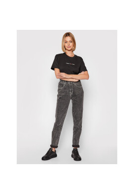 Tommy Jeans Тишърт Linear Logo DW0DW10057 Черен Regular Fit - Pepit.bg
