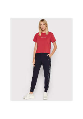 Tommy Jeans Тишърт Logo DW0DW10057 Бордо Regular Fit - Pepit.bg