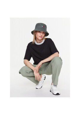 Tommy Jeans Тишърт Logo Taping DW0DW15301 Черен Regular Fit - Pepit.bg