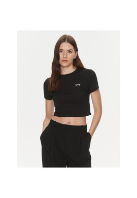 Tommy Jeans Тишърт Script DW0DW17366 Черен Slim Fit - Pepit.bg