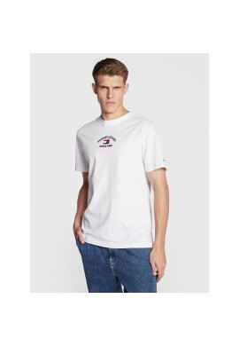 Tommy Jeans Тишърт Timeless DM0DM14988 Бял Regular Fit - Pepit.bg