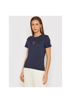 Tommy Jeans Тишърт Tiny DW0DW11350 Тъмносин Slim Fit - Pepit.bg