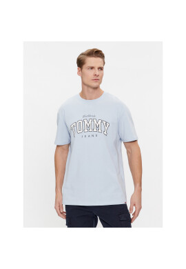 Tommy Jeans Тишърт Varsity DM0DM18287 Син Regular Fit - Pepit.bg