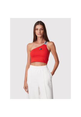 Tommy Jeans топ DW0DW14212 Червен Regular Fit - Pepit.bg