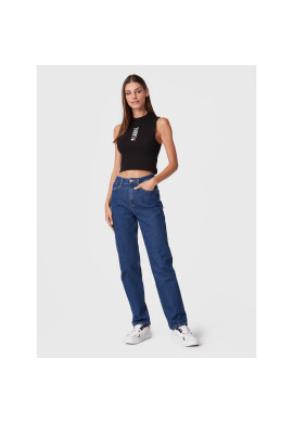 Tommy Jeans топ DW0DW14377 Черен Slim Fit - Pepit.bg