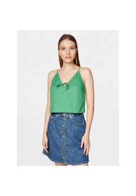Tommy Jeans топ DW0DW15200 Зелен Regular Fit - Pepit.bg
