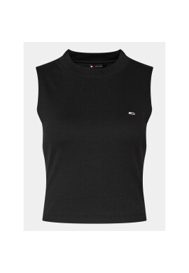 Tommy Jeans топ DW0DW17533 Черен Regular Fit - Pepit.bg