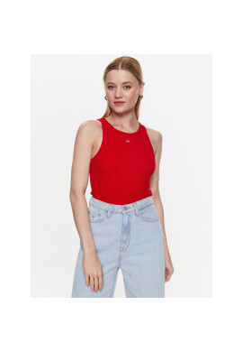 Tommy Jeans топ Essential DW0DW14875 Червен Slim Fit - Pepit.bg