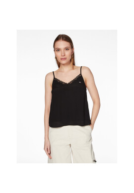 Tommy Jeans топ Essential DW0DW15198 Черен Regular Fit - Pepit.bg