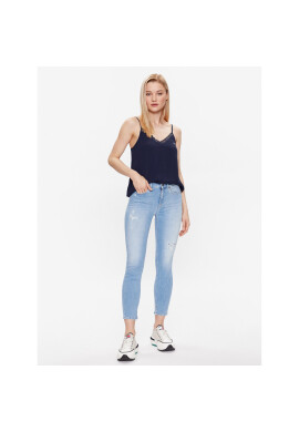 Tommy Jeans топ Essential DW0DW15198 Тъмносин Regular Fit - Pepit.bg