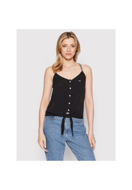 Tommy Jeans топ Essential Strappy DW0DW12890 Черен Regular Fit - Pepit.bg