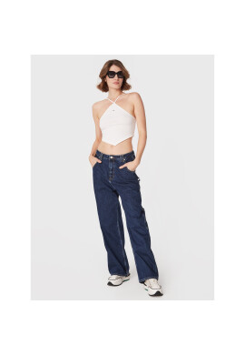 Tommy Jeans топ Party DW0DW14888 Бял Regular Fit - Pepit.bg