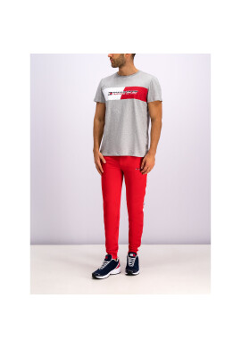 Tommy Sport Тишърт Flag Graphics S20S200197 Сив Regular Fit - Pepit.bg