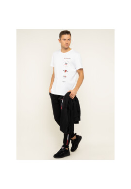 Tommy Sport Тишърт Graphics S20S200316 Бял Regular Fit - Pepit.bg