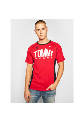 Tommy Sport Тишърт Iconic Tee S20S200502 Червен Regular Fit - Pepit.bg