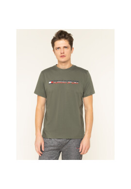 Tommy Sport Тишърт Logo Chest S20S200051 Зелен Regular Fit - Pepit.bg