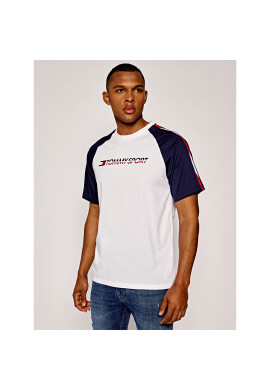 Tommy Sport Тишърт Logo S20S200196 Бял Regular Fit - Pepit.bg