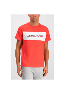 Tommy Sport Тишърт Mesh Sleeve S20S200199 Червен Regular Fit - Pepit.bg