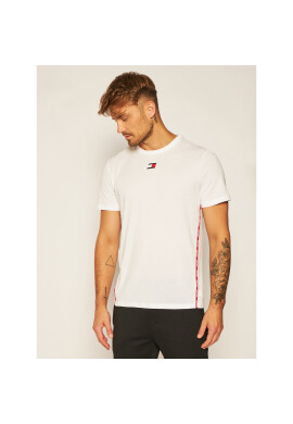 Tommy Sport Тишърт Piping S20S200458 Бял Regular Fit - Pepit.bg