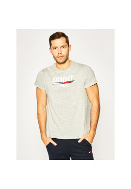 Tommy Sport Тишърт Printed Tee S20S200442 Сив Regular Fit - Pepit.bg