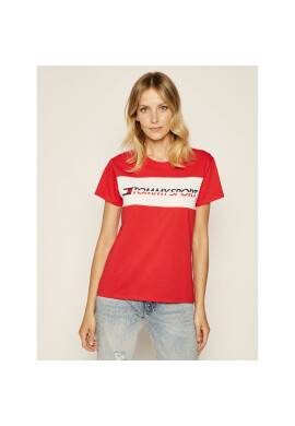 Tommy Sport Тишърт S10S100123 Червен Regular Fit - Pepit.bg