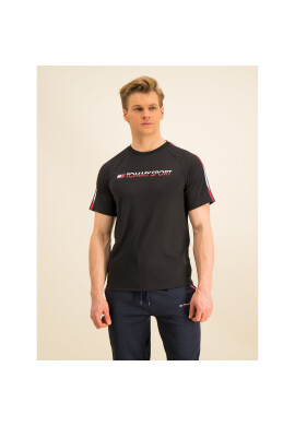 Tommy Sport Тишърт Workout S20S200321 Черен Regular Fit - Pepit.bg