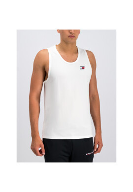 Tommy Sport Топ Logo S20S200269 Бял Regular Fit - Pepit.bg