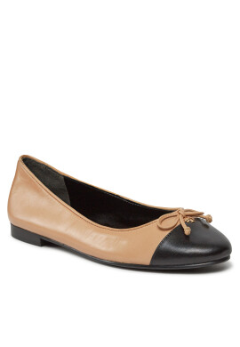 Tory Burch Балеринки Cap-Toe Ballet 154513 Бежов - Pepit.bg