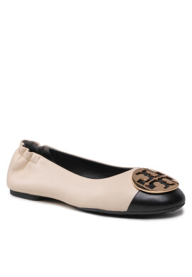 Tory Burch Балеринки Claire Cap Toe 148336 Бежов - Pepit.bg