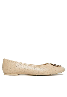 Tory Burch Балеринки Claire Quilted Ballet 156810 Бежов - Pepit.bg