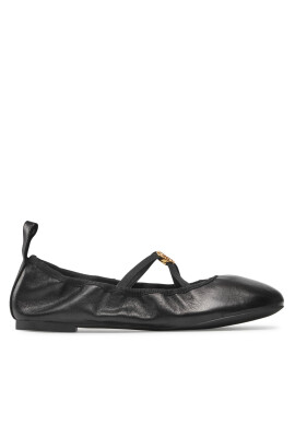 Tory Burch Балеринки Soft Scrunch Ballet 88884 Черен - Pepit.bg