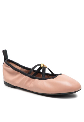 Tory Burch Балеринки Soft Scrunch Ballet 88884 Розов - Pepit.bg
