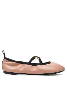 Tory Burch Балеринки Soft Scrunch Ballet 88884 Розов - Pepit.bg