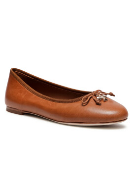 Tory Burch Балеринки Tory Charm Ballet 71838 Кафяв - Pepit.bg