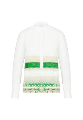 Tory Burch Блуза 54014 Бял Regular Fit - Pepit.bg