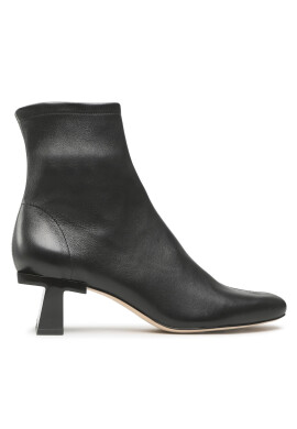 Tory Burch Боти Block T Heel Ankle Boot 139688 Черен - Pepit.bg