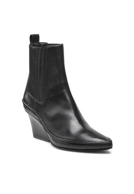 Tory Burch Боти Lila Heeled Ankle Boot 85448 Черен - Pepit.bg