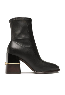 Tory Burch Боти Multi Logo Strech Boot 142203 Черен - Pepit.bg