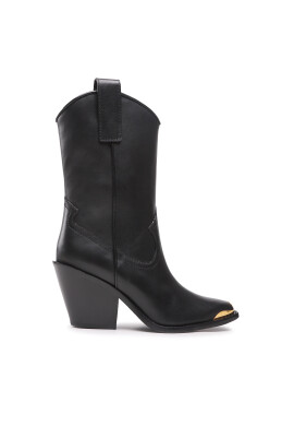 Tory Burch Боти Western Mid Boot 75mm 145857 Черен - Pepit.bg