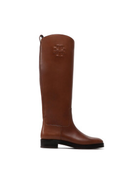 Tory Burch Ботуши The Riding Boot Кафяв - Pepit.bg