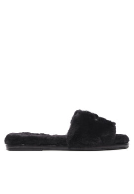 Tory Burch Чехли Double T Shearling 83484 Черен - Pepit.bg