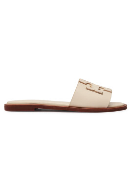 Tory Burch Чехли Ines Slide 50109 Бежов - Pepit.bg