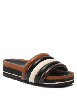 Tory Burch Чехли Quilted Platform 87668 Кафяв - Pepit.bg