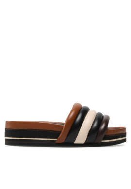 Tory Burch Чехли Quilted Platform 87668 Кафяв - Pepit.bg