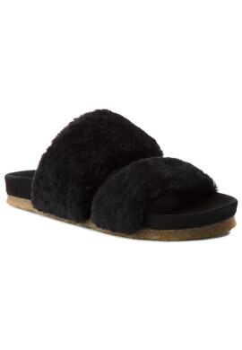 Tory Burch Чехли Sheldon Shearling Two 50166 Черен - Pepit.bg