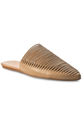 Tory Burch Чехли Sienna Flat Slide 47126 Кафяв - Pepit.bg